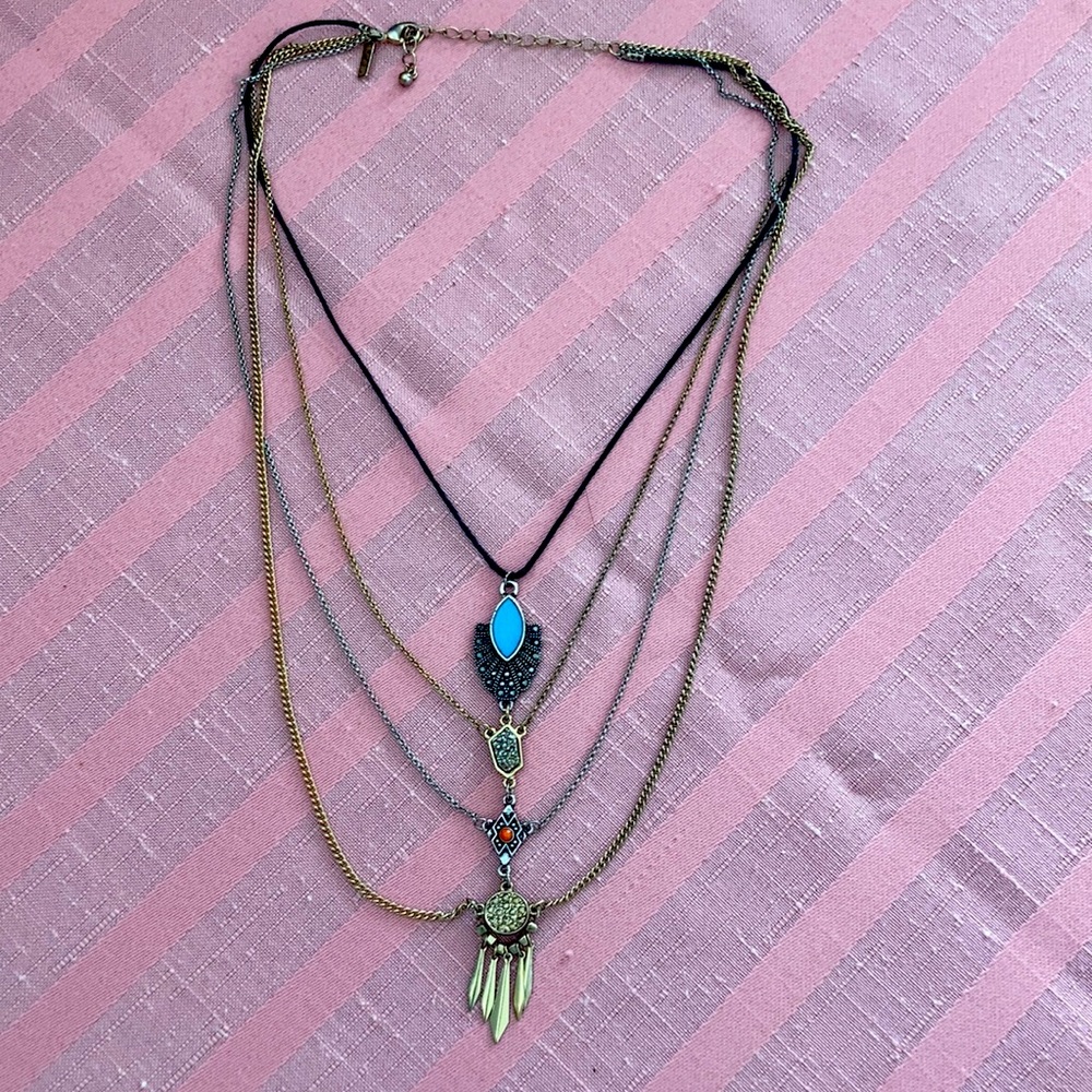 FREEDOM Layered Necklace NWOT . Worn a few times
